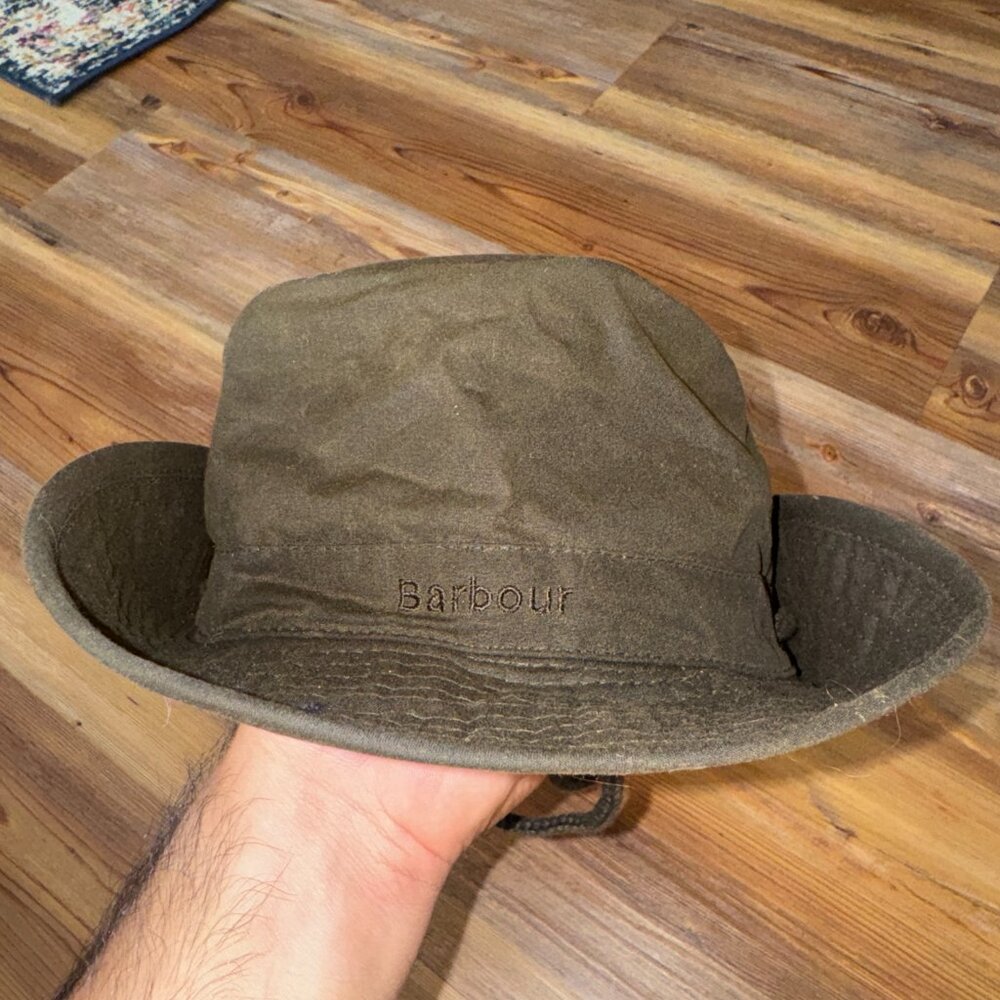 Men's Olive Green Outdoor Bucket Hat - Picture 3 of 12